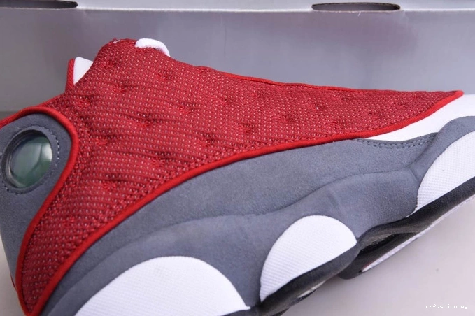 Retro Jordan Red Air Flint 414571-600 13 Grey Gym 1026
